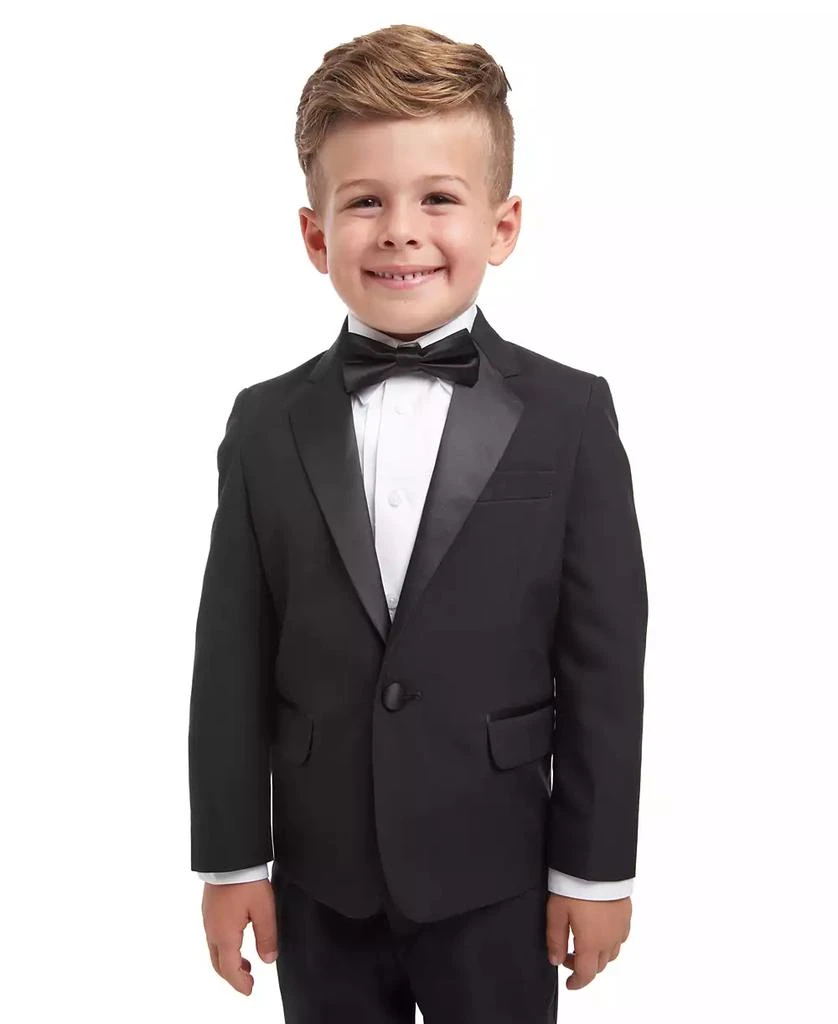 Nautica 4-Piece Tuxedo Suit, Shirt & Bowtie, Toddler and Little Boys 5