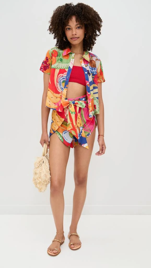 Farm Rio Summer Picnic Shirt 4