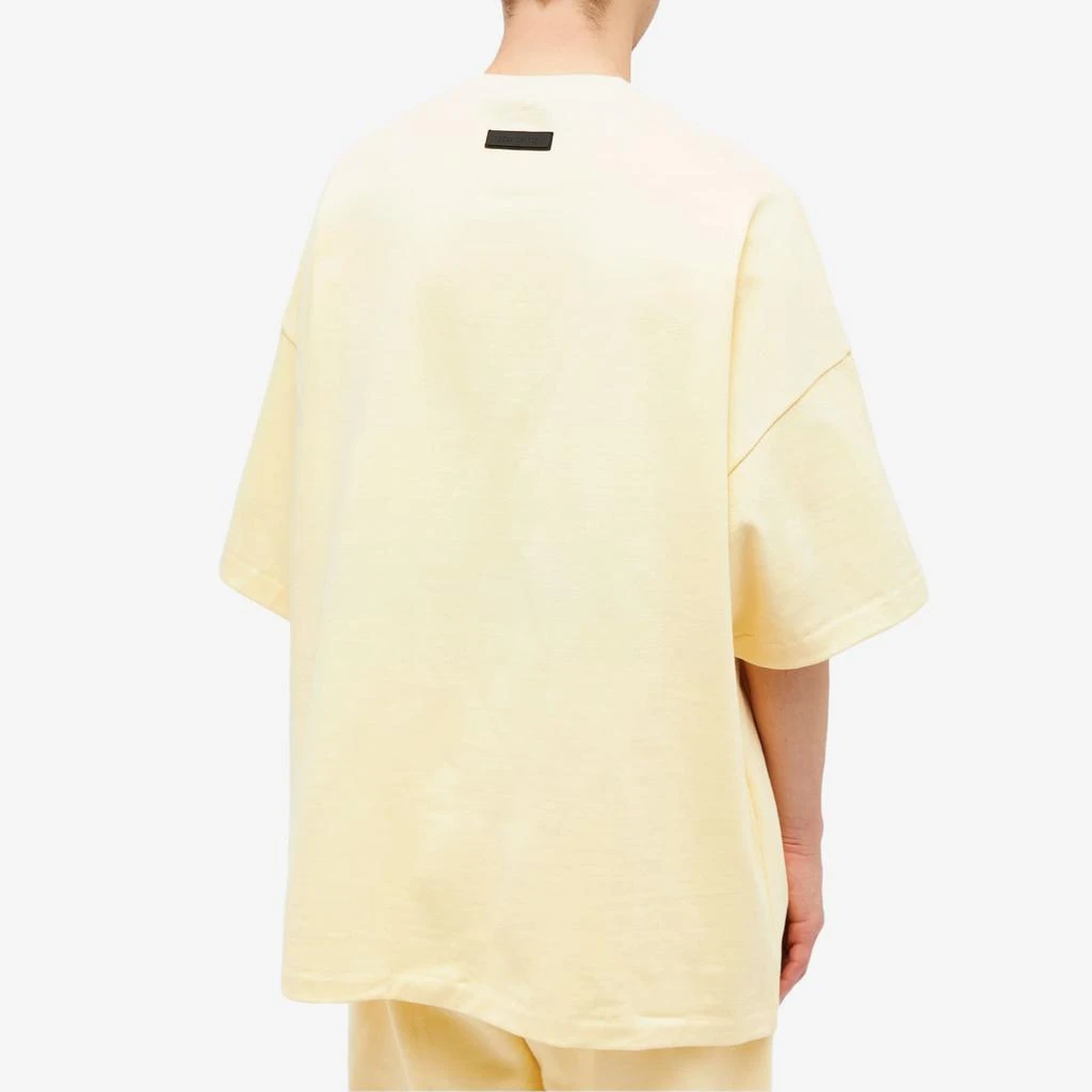 Essentials Fear of God ESSENTIALS Spring Printed Logo T-Shirt - Garden Yellow 3