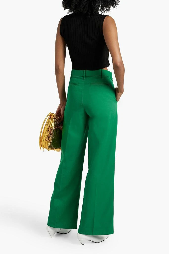 Re/Done Cotton-twill wide-leg pants 3