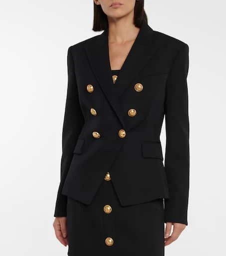 Balmain Double-breasted wool blazer 6