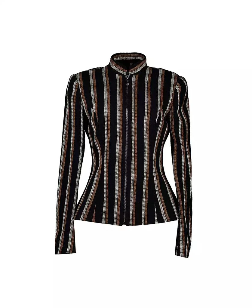 Ivonne Women
s Striped Jacket 4