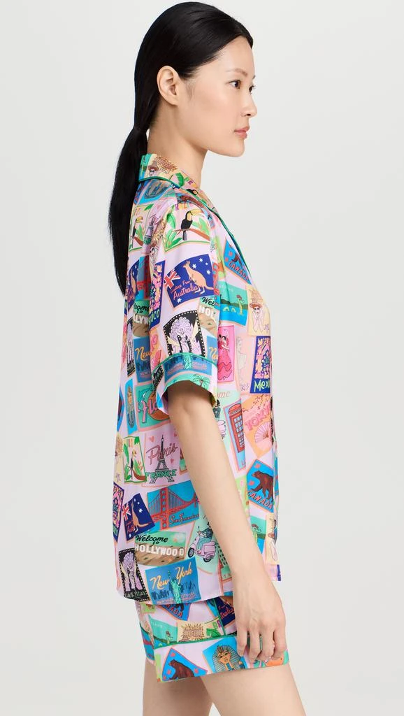 Karen Mabon Postcards Short Sleeve PJ Set 3