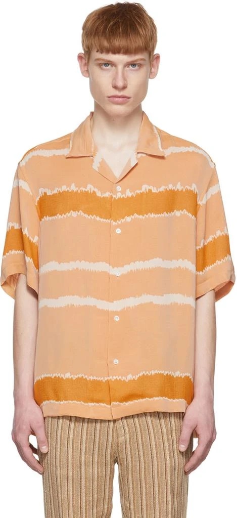 CMMN SWDN Orange Sol Shirt 1