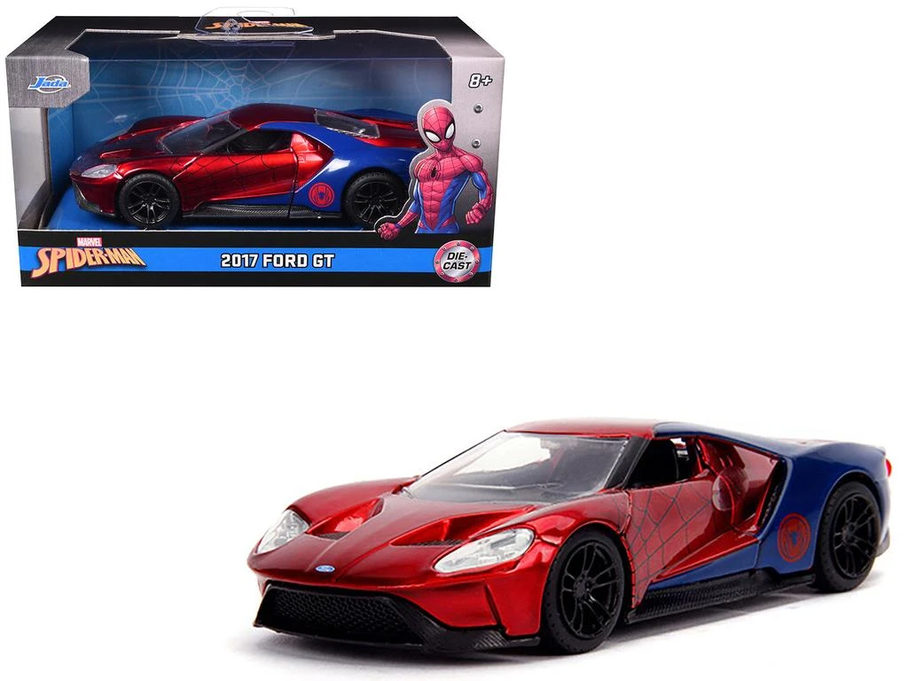 Jada 2017 Ford GT "Spider-Man" Theme "Marvel" Series 1/32 Diecast Model Car by