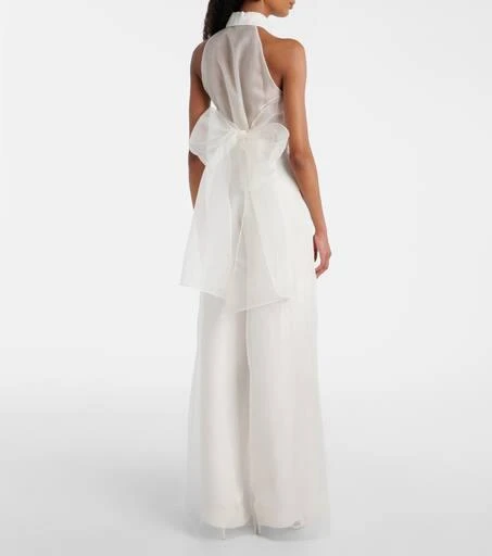 Max Mara Bridal Tunca semi-sheer silk jumpsuit 3