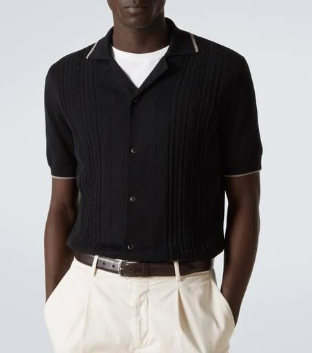 Brunello Cucinelli Knitted cotton shirt 5