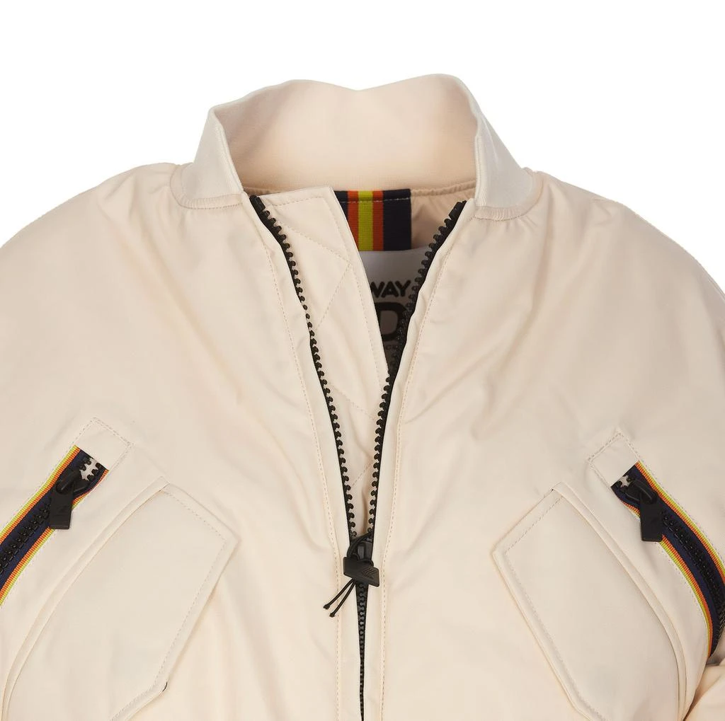 K-Way K-Way Long Sleeved Zipped Padded Bomber Jacket 4