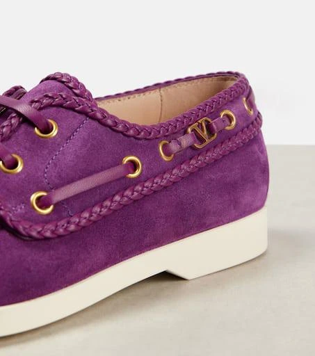 Valentino Palm Avenue suede boat shoes 5