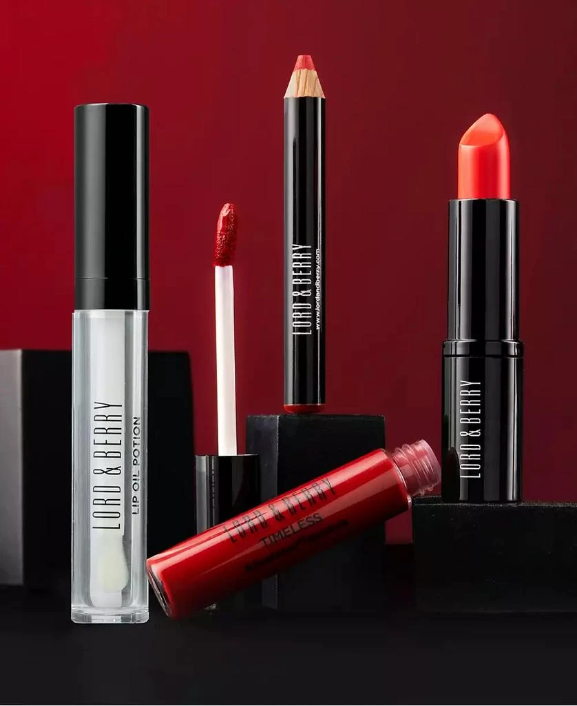 Lord & Berry Holidays Red Lips Makeup Kit, 4 Piece 2