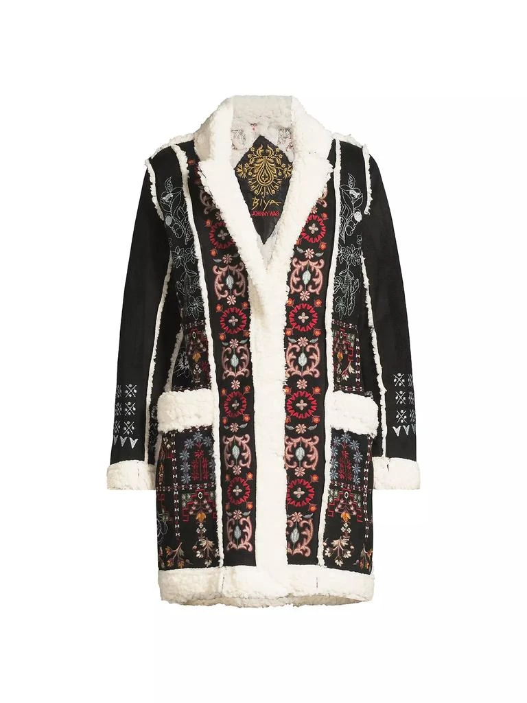 Johnny Was Lori Faux Suede Sherpa Jacket 1