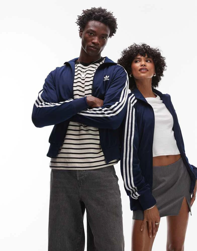 Adidas adidas Originals Firebird track top in navy 4