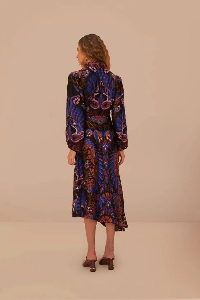 Farm Rio Farm Rio - HEART FOREST WRAP MIDI 4