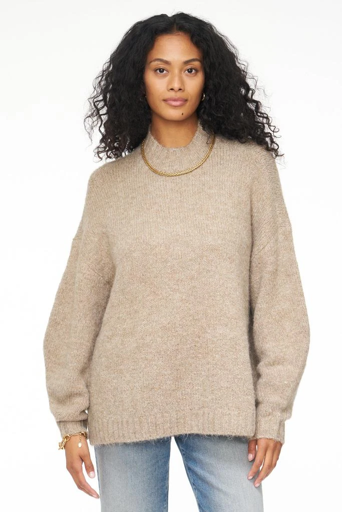 Pistola Denim Carlen Mock Neck Sweater - Taupe 1