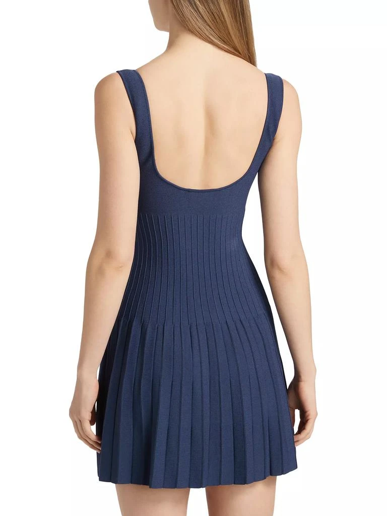 Staud Ellison Rib-Knit Minidress 5