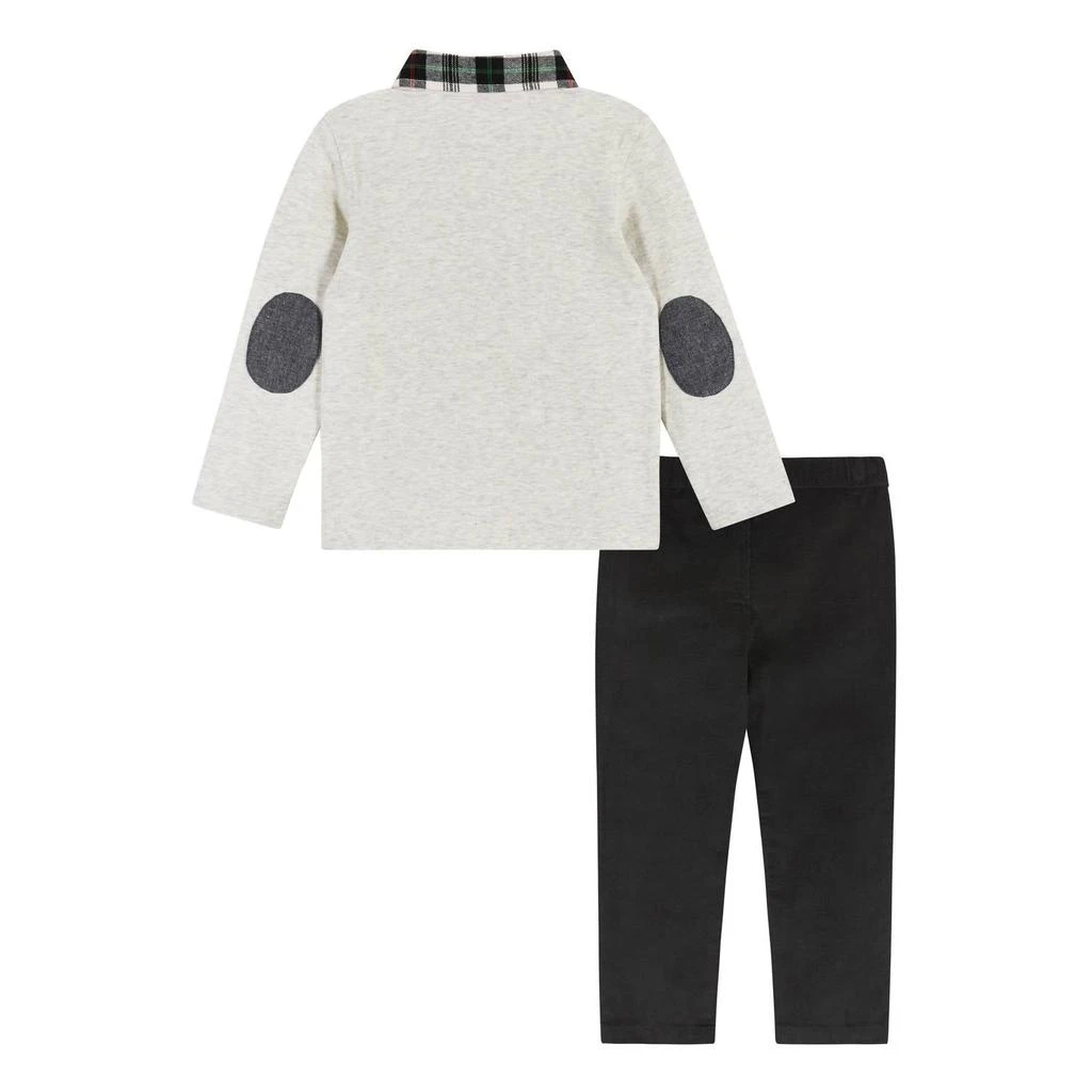 Andy & Evan Andy & Evan - Holiday Polo & Corduroy Pants Set 3