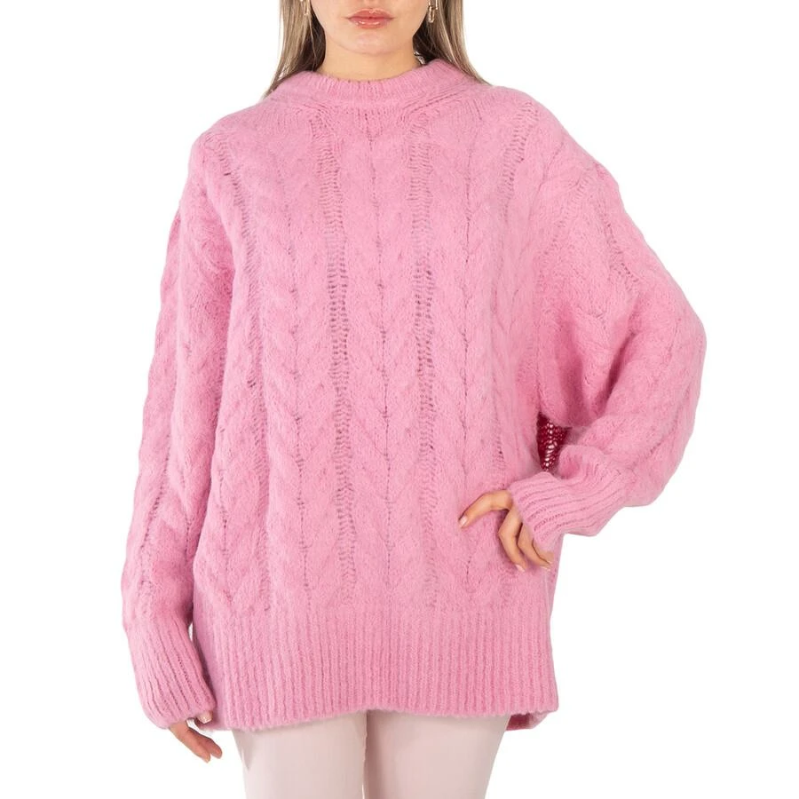Ladies Pink Cable Knit Cape Jumper – On Sale Now with Up to 75