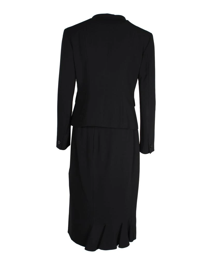 Max Mara Max Mara Long Sleeve Dress in Black Triacetate 3