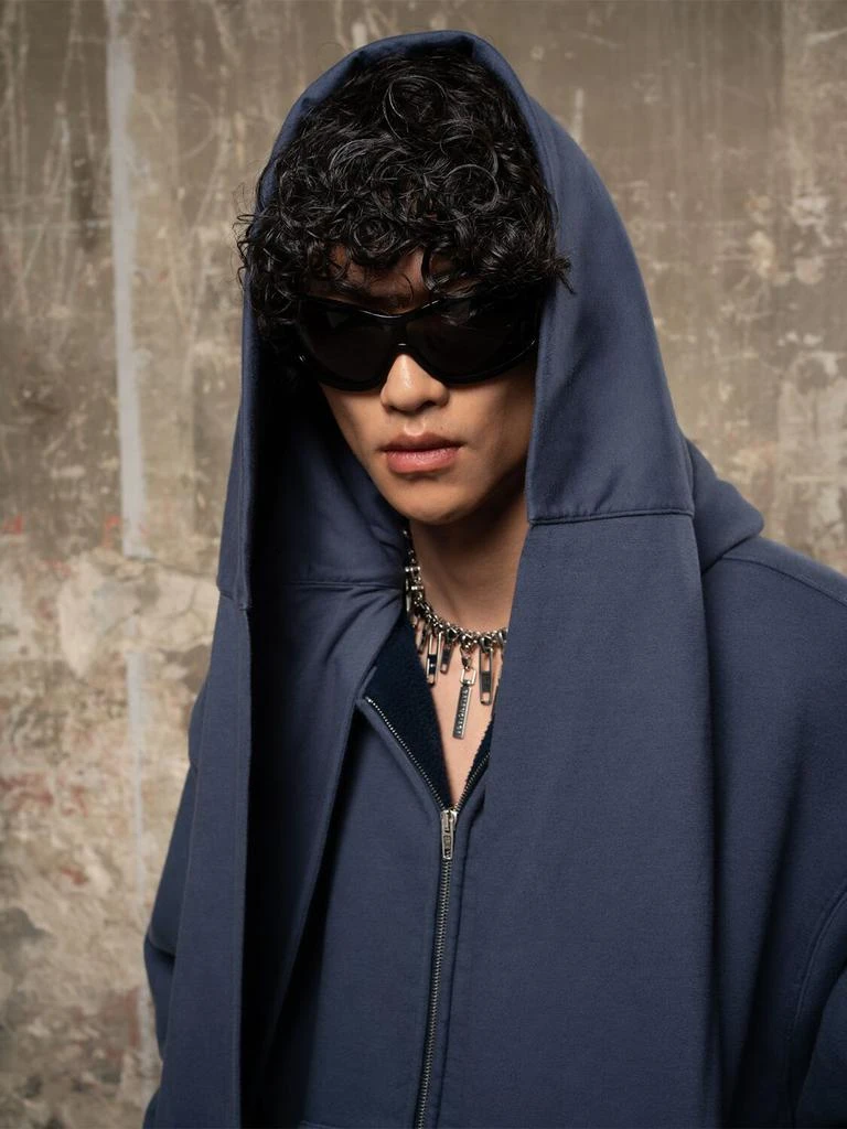 Balenciaga Incognito Cotton Blend Hoodie 4