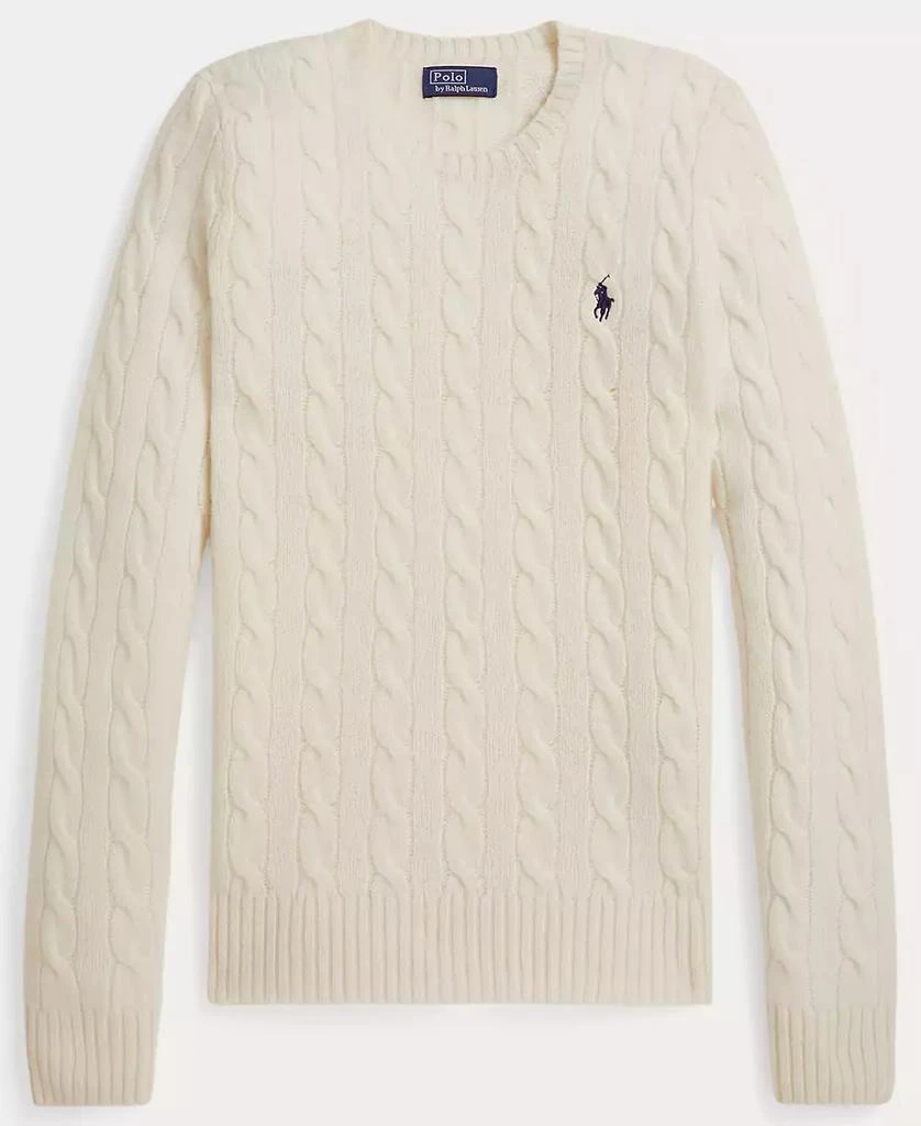 Ralph Lauren Women's Cable Wool-Cashmere Crew Neck Sweater 5