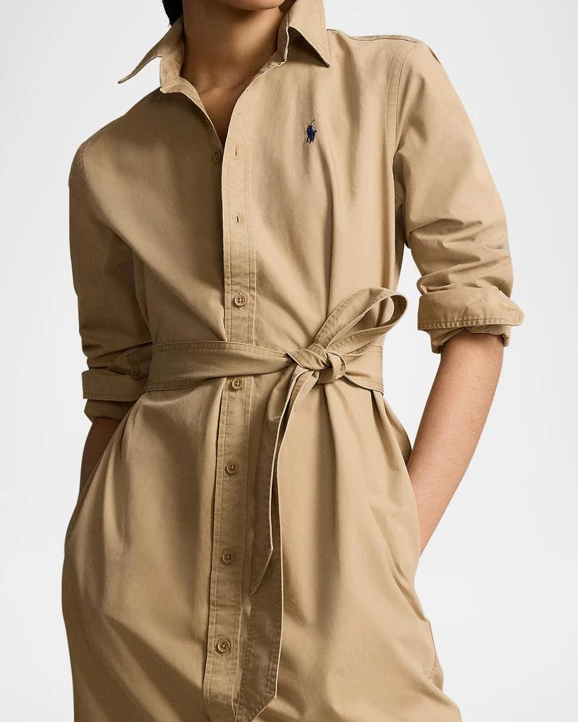 Ralph Lauren Belted Cotton Midi Shirtdress 5
