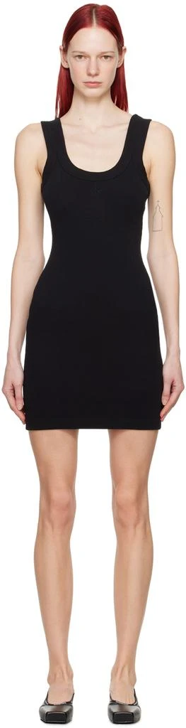 Alexander Wang Black Embossed Minidress 1