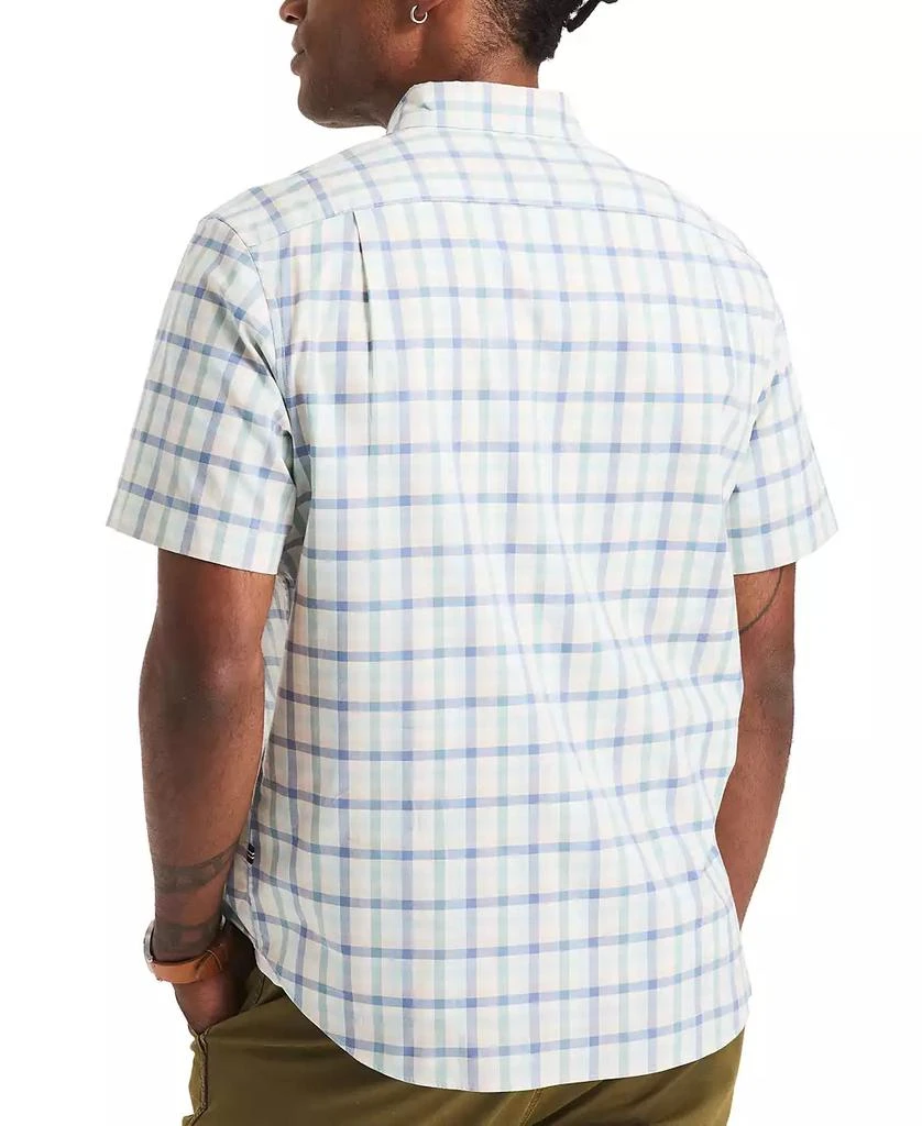 Nautica Men's Short Sleeve Button-Front Plaid Shirt 2