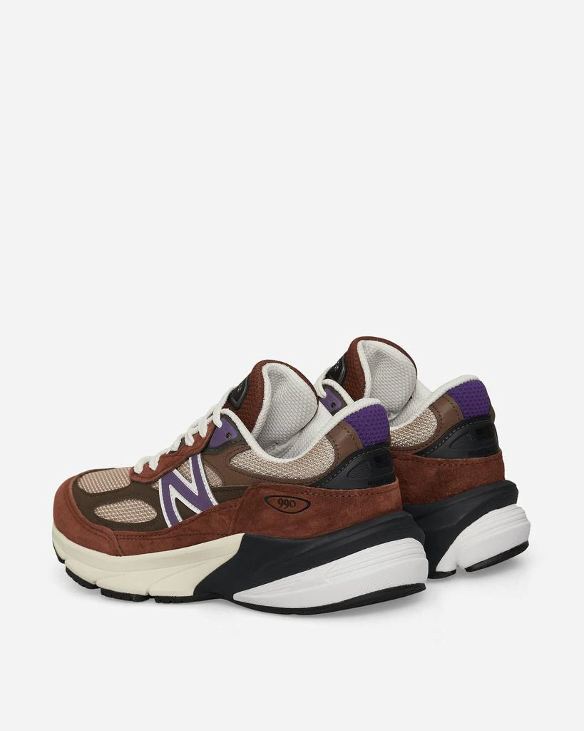 New Balance Made in USA 990v6 Sneakers Rich Oak / Cosmic Grape 4