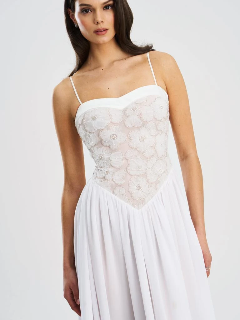 Women Ucille White Embroidered Chiffon Maxi Dress  On Sale Now with Up to  49% Off | Discover Exclusive Deals & Savings at BeyondStyle  Authentic  Miss Circle clothing|dresses|women with Limited-Time Discounts,