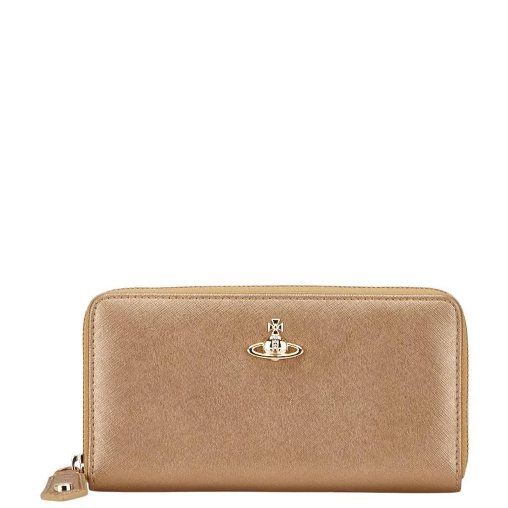 Vivienne Westwood Leather Long Wallet (Bi-Fold) (Pre-Owned)