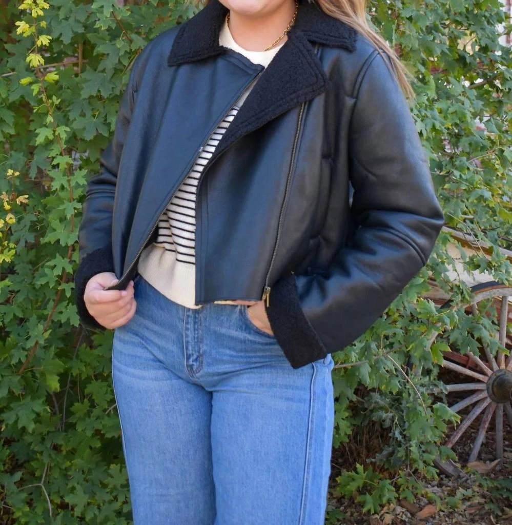 MIOU MUSE Miou Muse - Women
s Chaney Biker Jacket