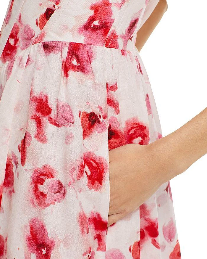 Bardot Lola Corset Floral Print Midi Dress 2