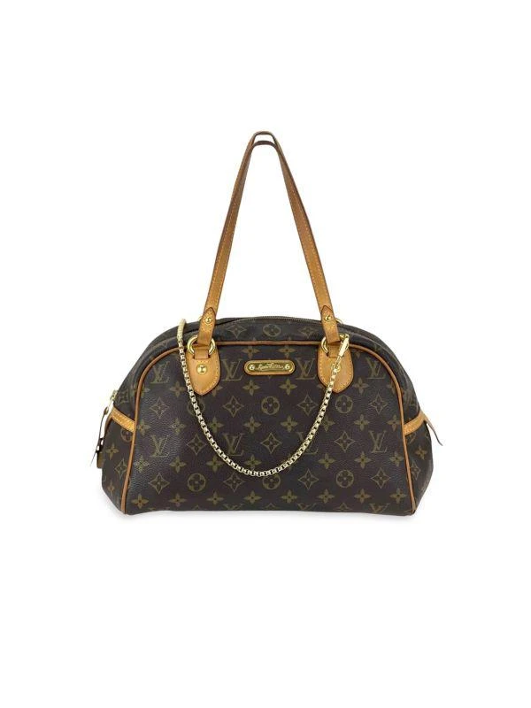 Louis Vuitton X Louis Vuitton Montorgueil Pm Monogram Canvas Shoulder Hand Bag Added Strap Pre Owned 1