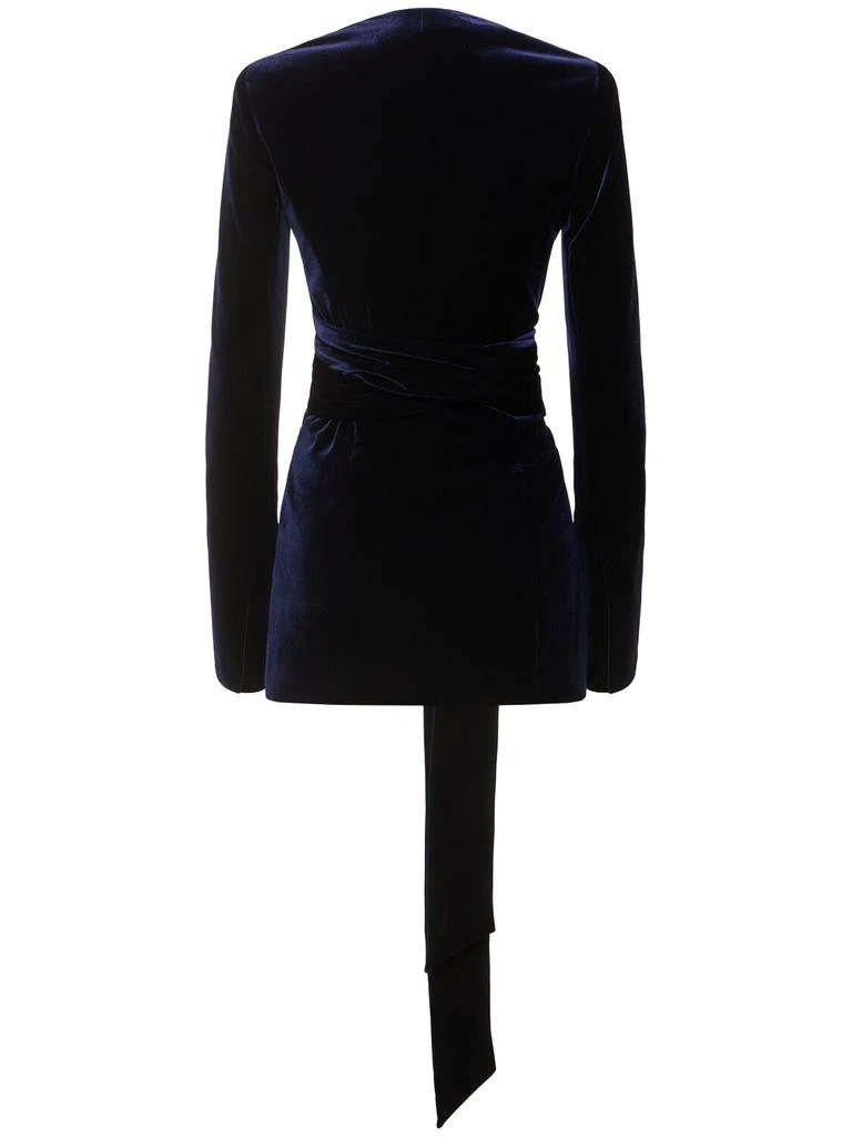 Galvan Winter Sun Velvet Wrap Jacket 4