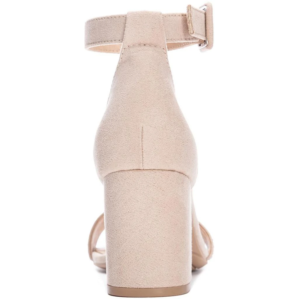 CL By Laundry Jolly Womens Faux Suede Ankle Strap Block Heels 3