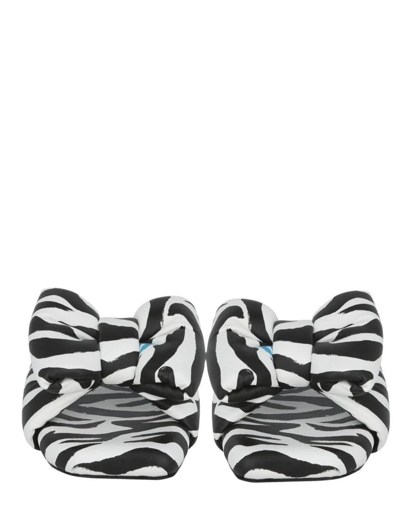 Off-White Zebra Printed Extra Padded Slide 5