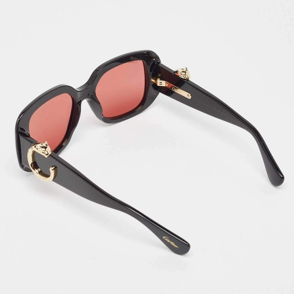 Cartier Cartier Black/Pink Panthère de Cartier Square Sunglasses 3