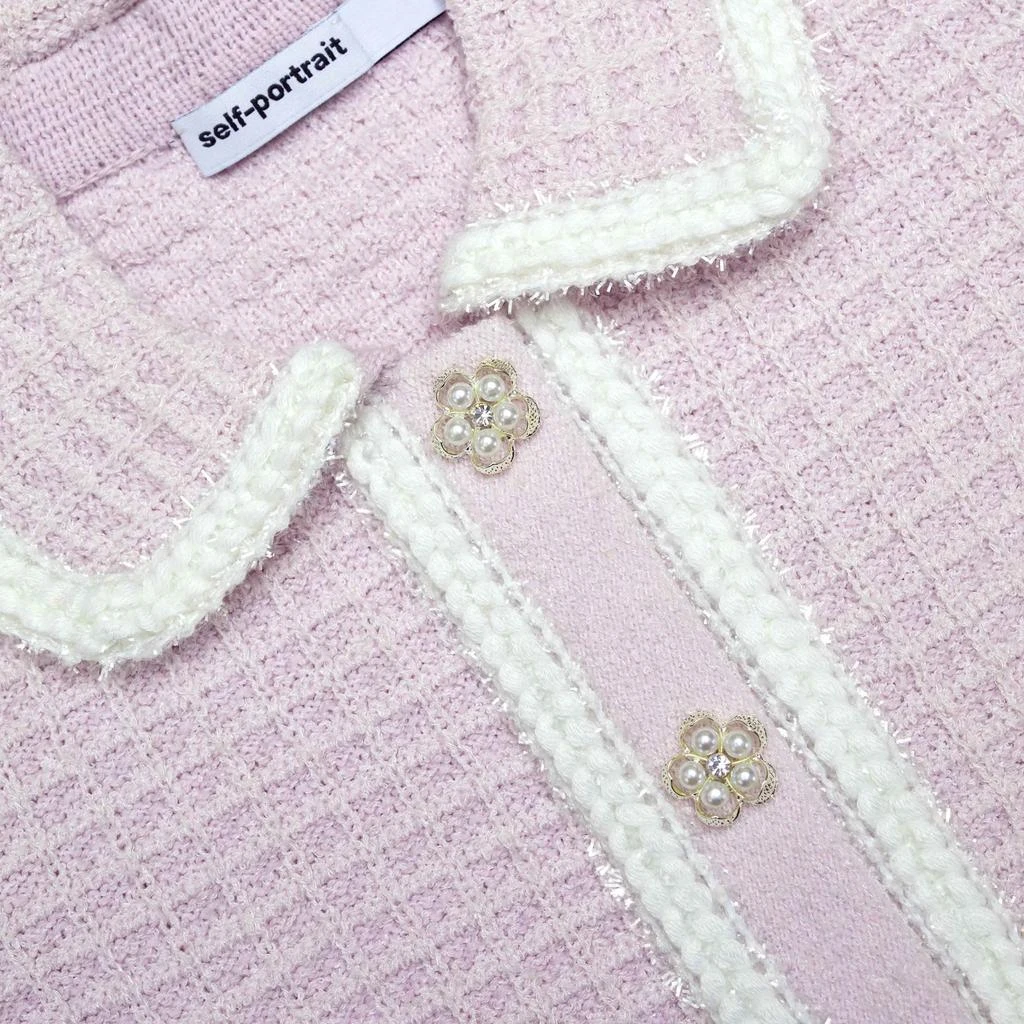 Self Portrait Self-Portrait Kids Button Fastened Knitted Cardigan 3