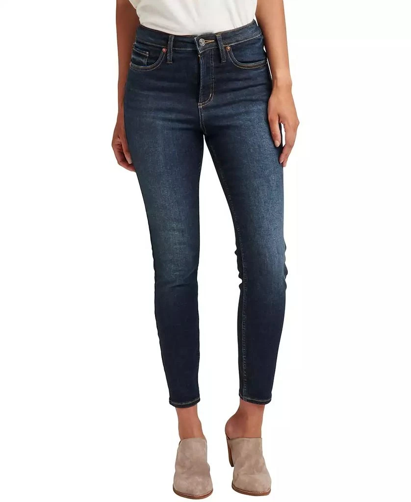 Silver Jeans Co. Women's Infinite Fit ONE SIZE FITS FOUR High Rise Skinny Jeans 1