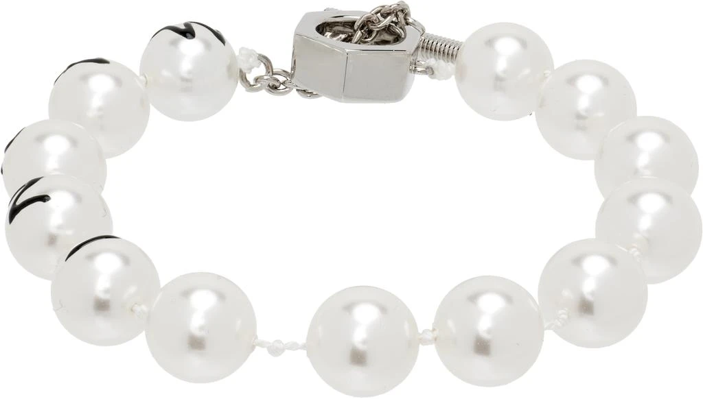 Marni Faux-Pearls 
Metal Bracelet