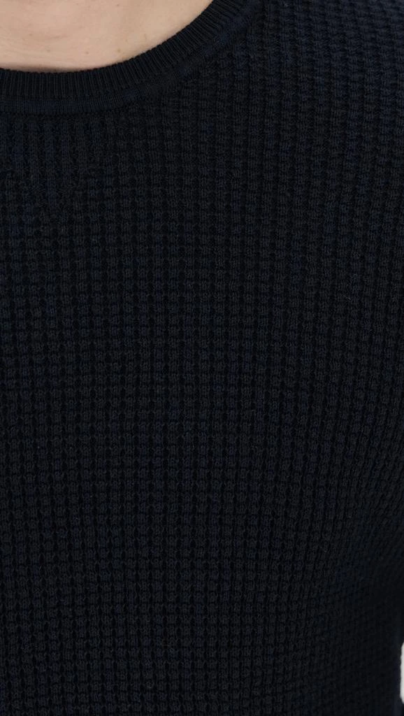 Billy Reid Mini Waffle Crew Sweater 5