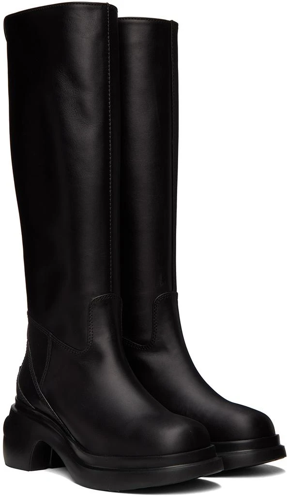 Wooyoungmi Black Plaque Boots 4