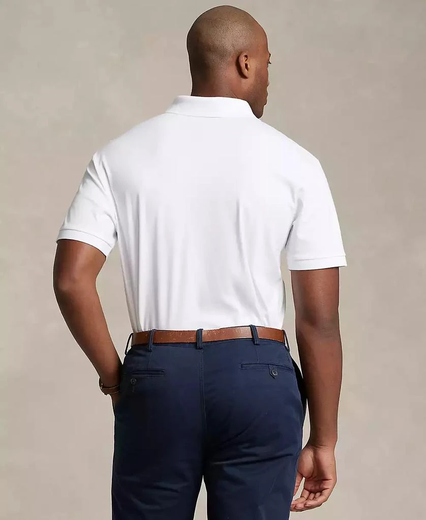 Ralph Lauren Men's Big & Tall Cotton Interlock Johnny-Collar Polo Shirt 2