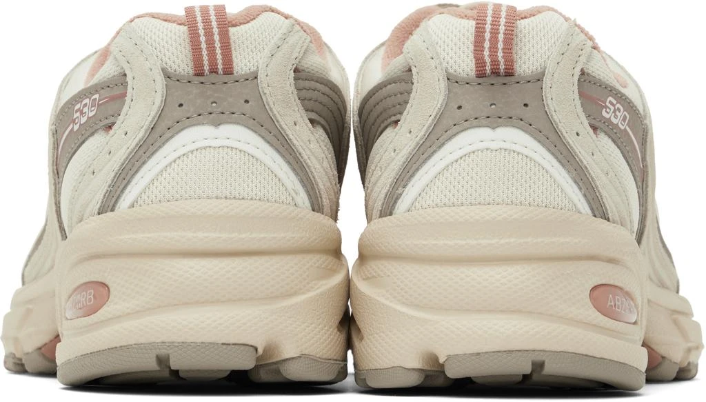 New Balance Gray & Pink 530 Sneakers 2