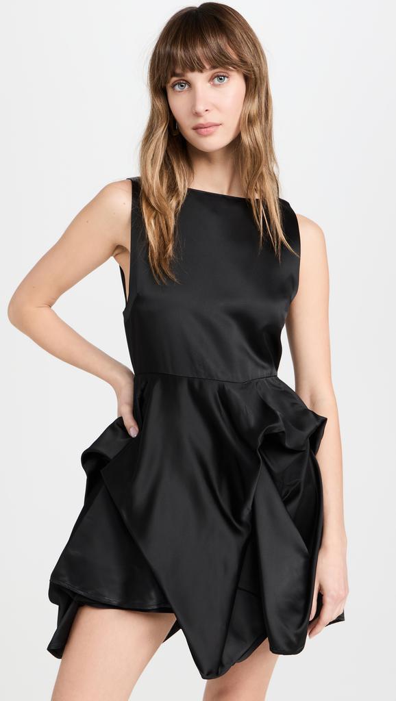 JW Anderson Black stretch polyester blend dress - Dresses