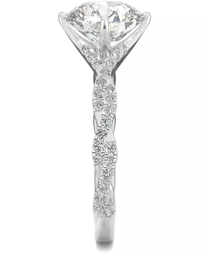 Charles & Colvard Moissanite Twist Engagement Ring (2-1/3 ct. t.w. DEW) in 14k White Gold 5