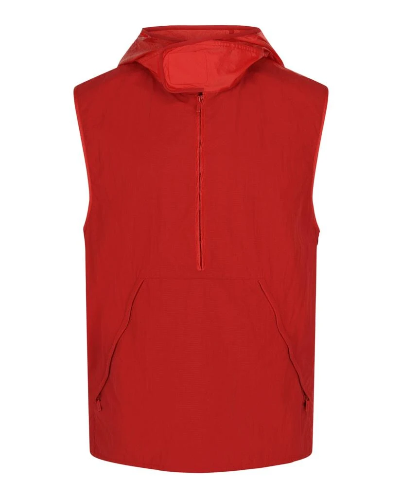 Salvatore Ferragamo Hooded Windbreaker Vest