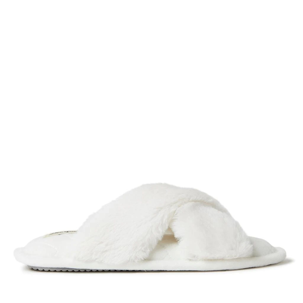 Dear Foams Womens Jessica Furry Crossband Slide 3