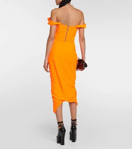 Vivienne Westwood Sunday off-shoulder crêpe corset top 3