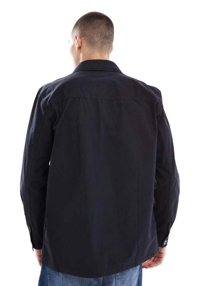Pretty Green Pretty Green overshirt in black 4